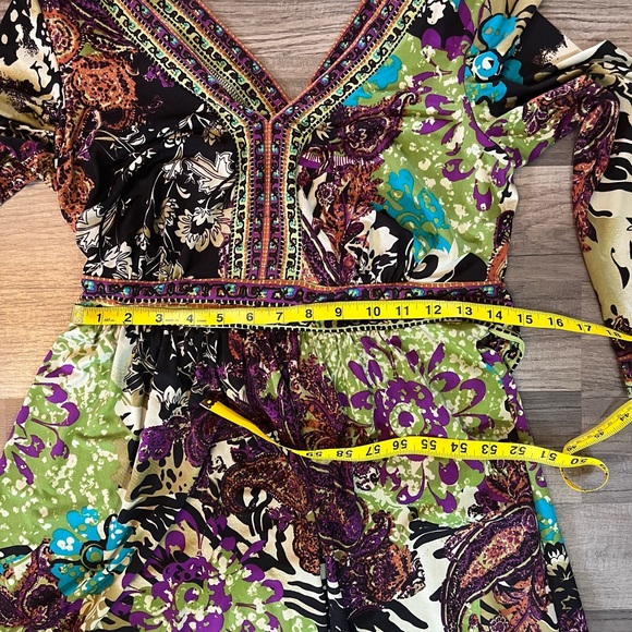 ECI New York BoHo Multicolor Dress SZ S - Picture 9 of 12